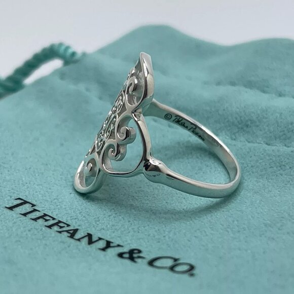 NEVER WORN!! Tiffany & Co. Women's Paloma Picasso Goldoni Quadrupalo Ring - Picture 5 of 5